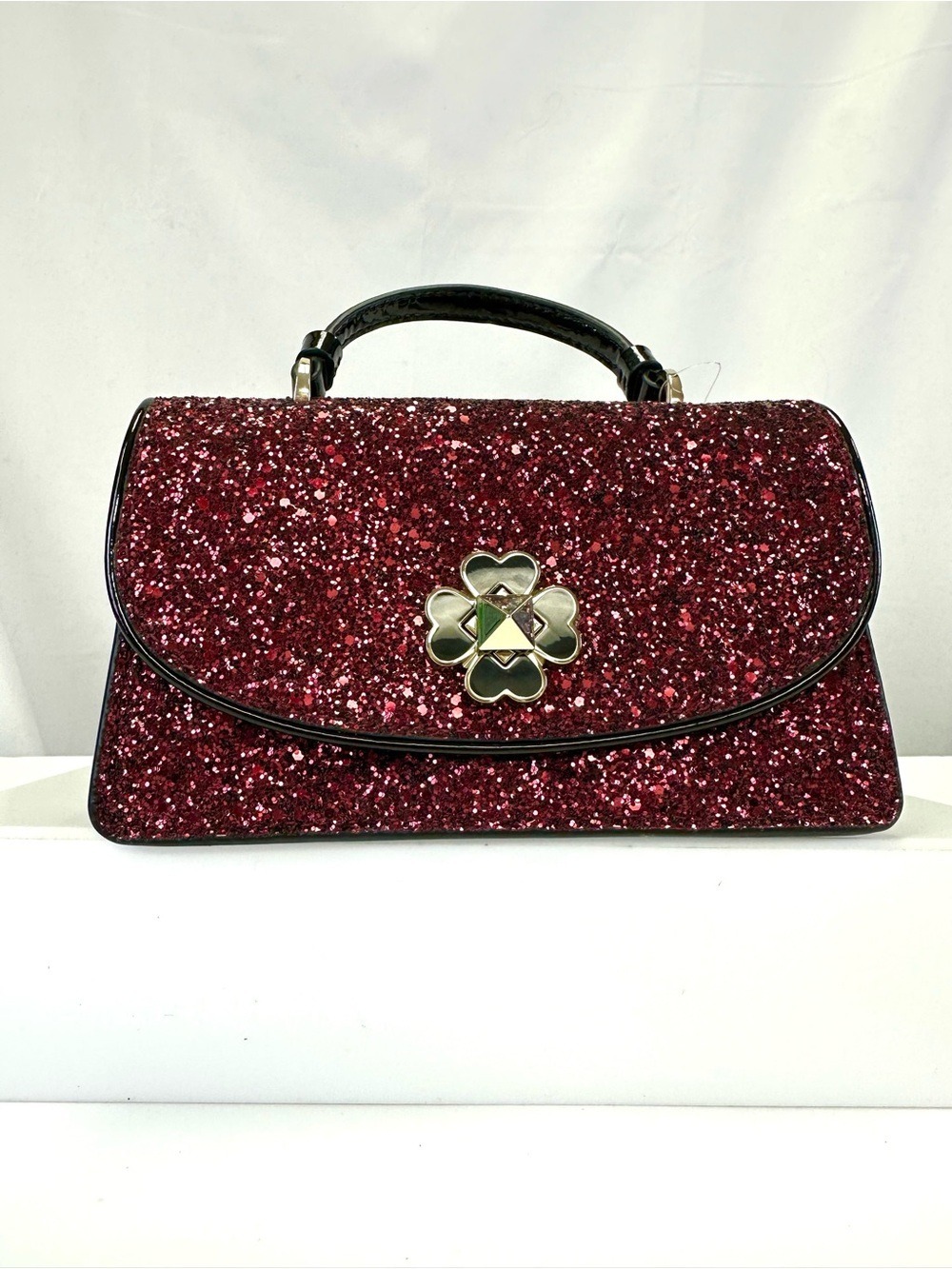 kate spade Odette Pink Glitter Mini Top Handle Crossbody Bag NWT
